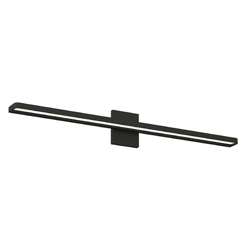 Banda 36-Inch LED Bath Light in Matte Black by Visual Comfort Modern