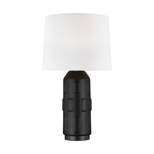 Visual Comfort Studio Collection Chapman & Meyers 24-Inch Tall Morada Coal & Aged Iron LED Table Lamp by Visual Comfort Studio CT1071COL1