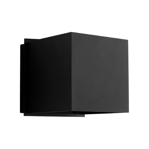 Kubo Outdoor LED Wall Lantern in Black by Oxygen Lighting