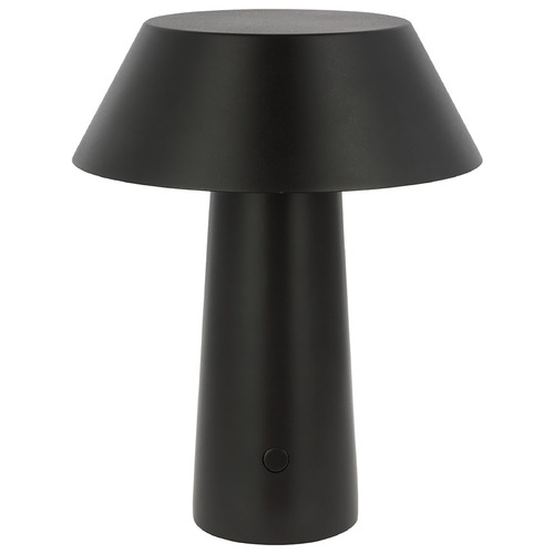 Sesa Rechargeable LED Table Lamp in Black by Visual Comfort Modern