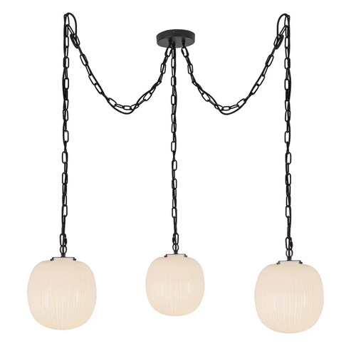 Alora Lighting Cherise Matte Black Multi-Light Pendant