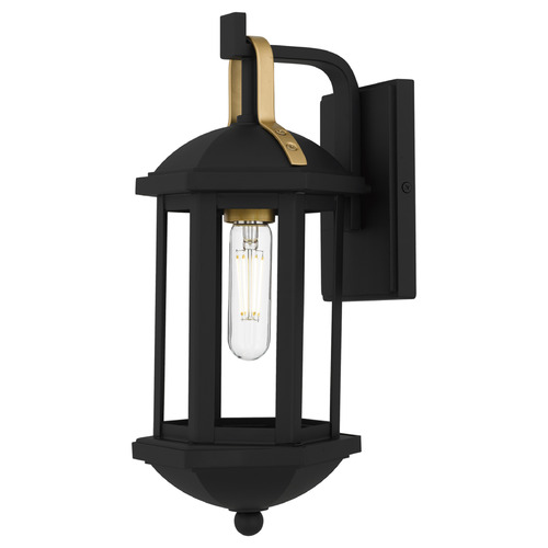 Quoizel Lighting Crestfield Matte Black Outdoor Wall Light