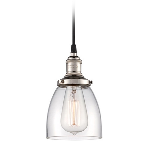 Mini Pendant in Polished Nickel by Nuvo Lighting