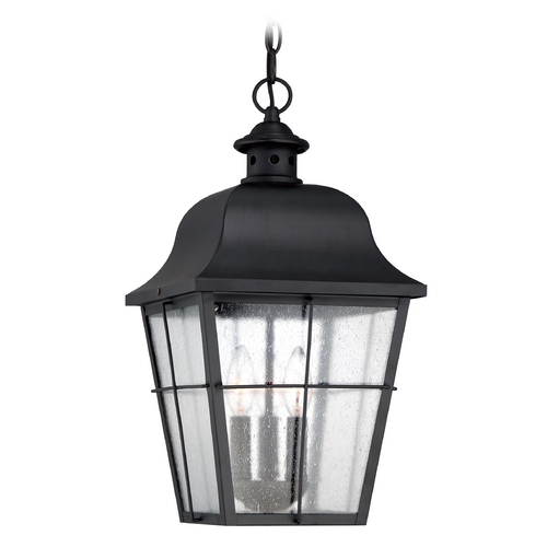 Millhouse Hanging Light in Black by Quoizel Lighting