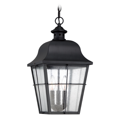 Quoizel Lighting Millhouse Hanging Light in Black by Quoizel Lighting MHE1910K