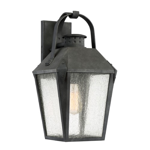 Quoizel Lighting Carriage Outdoor Wall Light in Black by Quoizel Lighting CRG8410MB