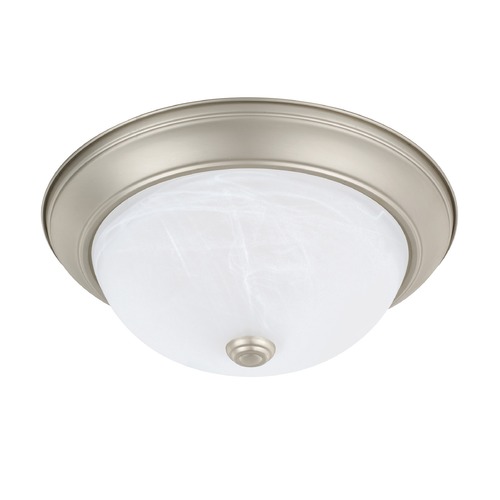 HomePlace by Capital Lighting HomePlace Lighting Ceiling Brushed Nickel Flushmount Light 219022MN