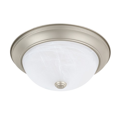 Bates 13-Inch Brushed Nickel Flush Mount by HomePlace by Capital Lighting