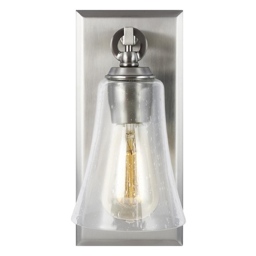 Monterro Satin Nickel Sconce by Visual Comfort Studio