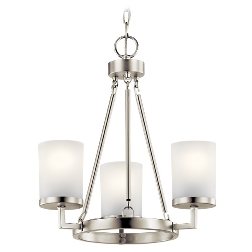 Kichler Lighting Daimlen 3-Light Brushed Nickel Chandelier by Kichler Lighting 44039NI