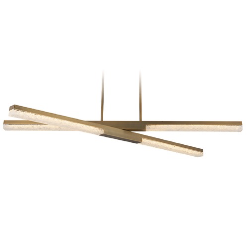 Modern Forms by WAC Lighting Minx Aged Brass LED Linear Light by Modern Forms PD-81004-AB