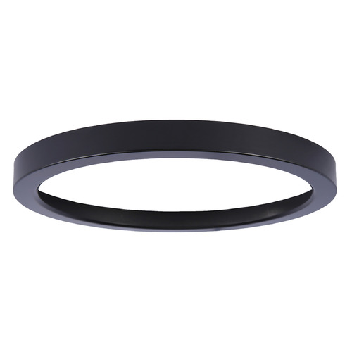 LED Flush Mount in Flat Black by Craftmade Lighting