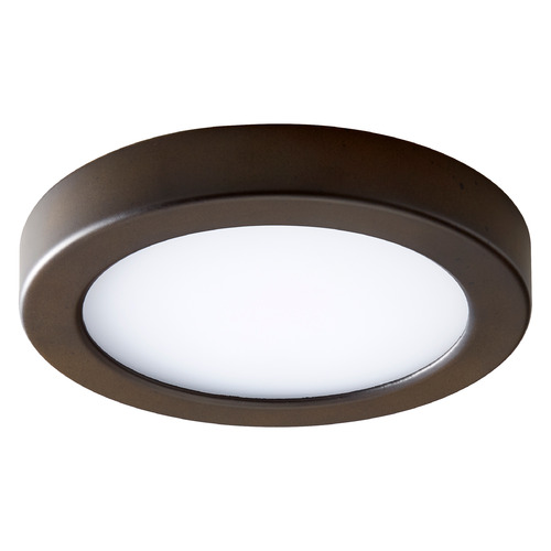 Elite 7-Inch LED Flush Mount in Oiled Bronze by Oxygen Lighting