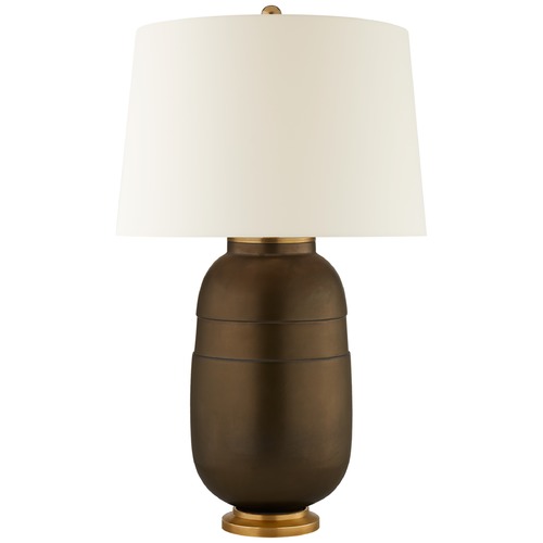 Visual Comfort Signature Collection Christopher Spitzmiller Newcomb Lamp in Matte Bronze by Visual Comfort Signature CS3622MBZPL