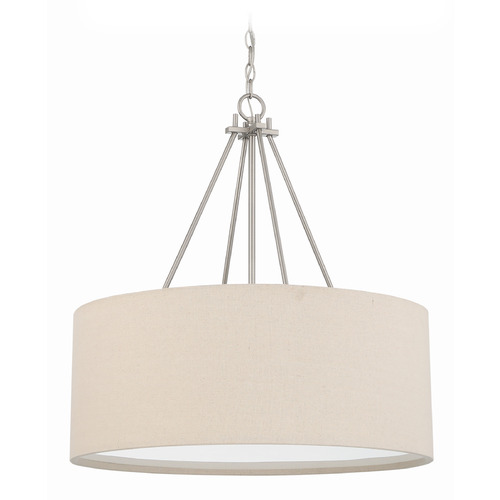 Duke Brushed Polished Nickel Pendant by Craftmade Lighting