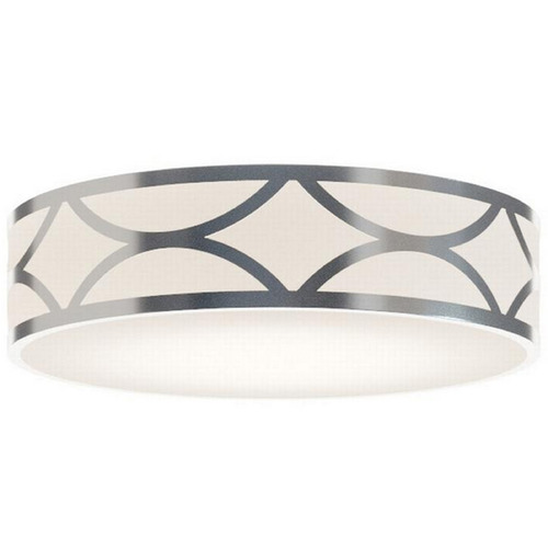 Afx Lighting Lake Painted Nickel LED Flushmount Light