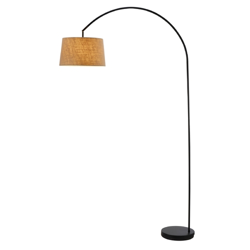 Adesso Home Lighting Goliath Black Arc Lamp