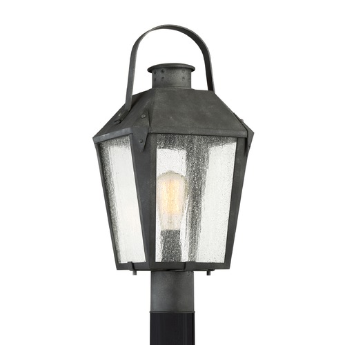 Quoizel Lighting Carriage Post Light in Mottled Black by Quoizel Lighting CRG9010MB