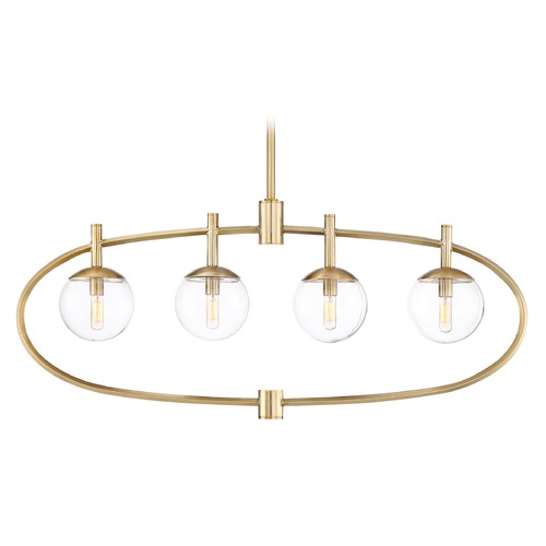 Piltz 40-Inch Linear Pendant in Satin Brass by Craftmade Lighting