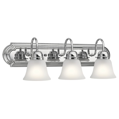 Traditional Bathroom Light Chrome by Kichler Lighting