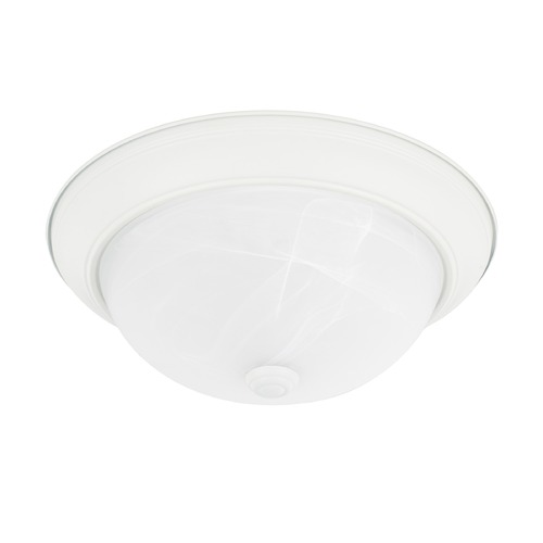 Bates 13-Inch Matte White Flush Mount by HomePlace by Capital Lighting