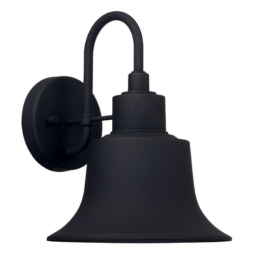 Brock 11.50-Inch Outdoor Wall Light in Black by Capital Lighting