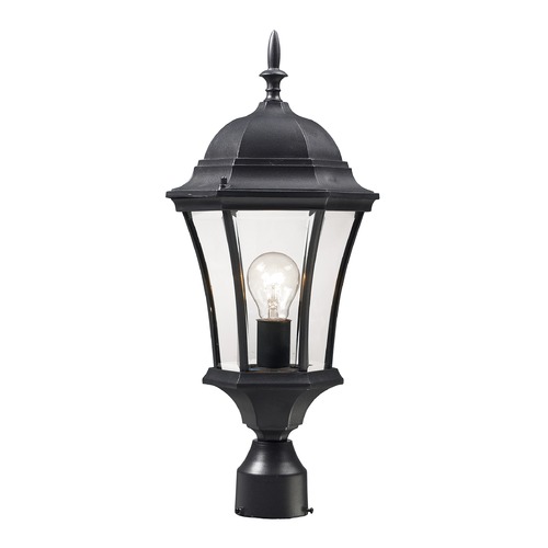 Wakefield Black Post Light by Z-Lite
