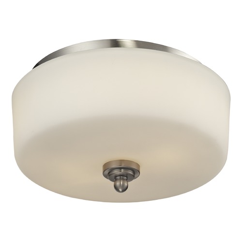 Z-Lite Cardinal Brushed Nickel Flush Mount by Z-Lite 434-F2-BN