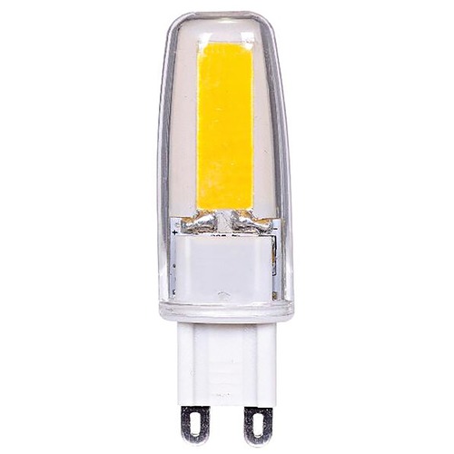 Satco Lighting 4W JCD LED 3000K 360 Lumens G9 Base 120-130V 90 CRI Dimmable by Satco Lighting S29697