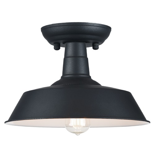 Matteo Lighting Scacchi Dark Grey Semi-Flush Mount by Matteo Lighting X58301DG