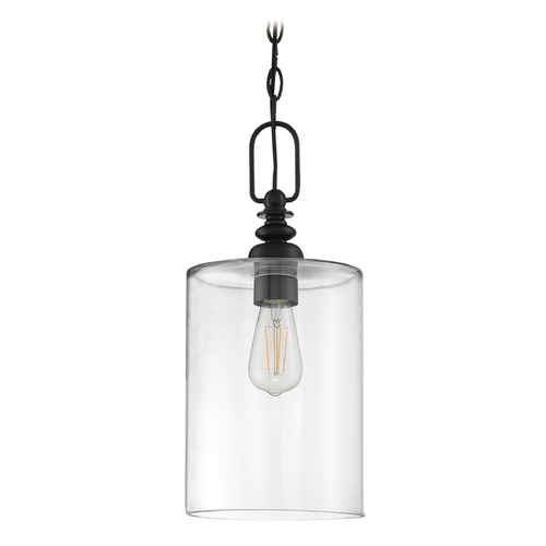 Dardyn Flat Black Mini Pendant by Craftmade Lighting