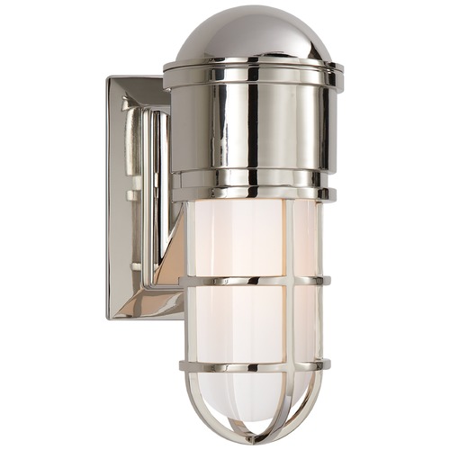 E.F. Chapman Marine Wall Light in Polished Nickel by Visual Comfort Signature