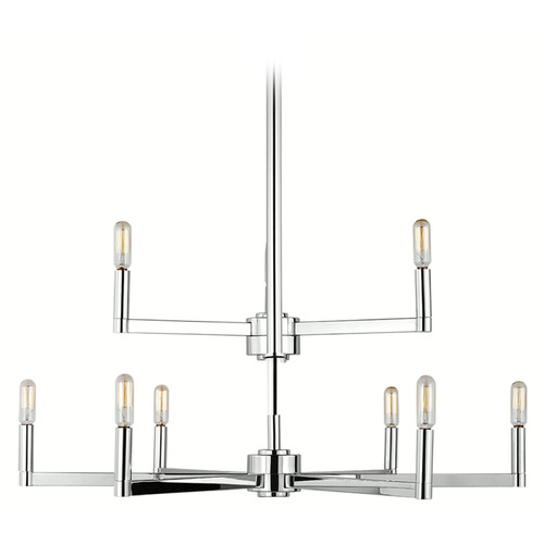 Visual Comfort Studio Collection Fullton Chrome Chandelier