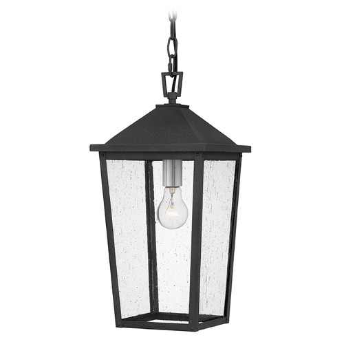 Quoizel Lighting Stoneleigh Outdoor Hanging Light in Mottled Black by Quoizel Lighting STNL1909MB