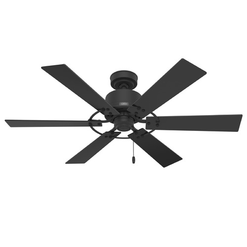 Hunter Fan Company Gilrock Matte Black Ceiling Fan Without Light