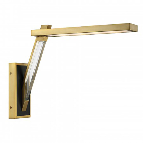George Kovacs Sauvity Coal & Soft Brass LED Sconce