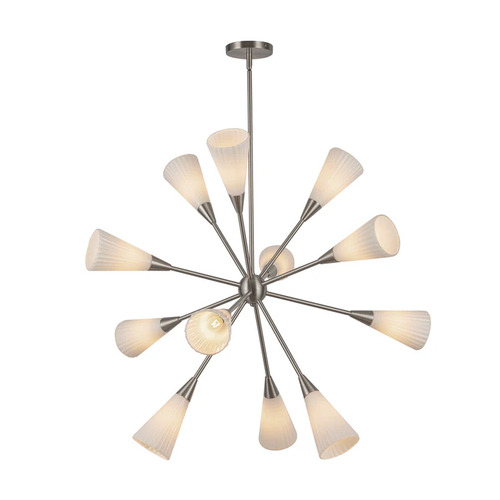 Alora Lighting Cosmo Brushed Nickel Chandelier