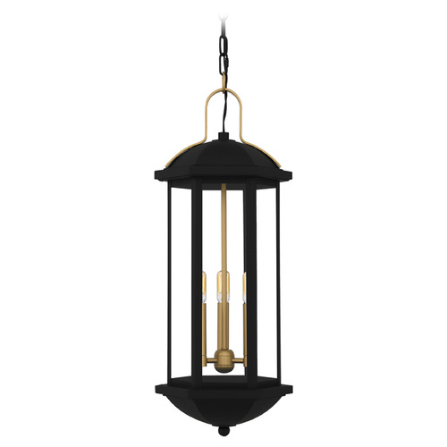 Quoizel Lighting Crestfield Matte Black Outdoor Hanging Light