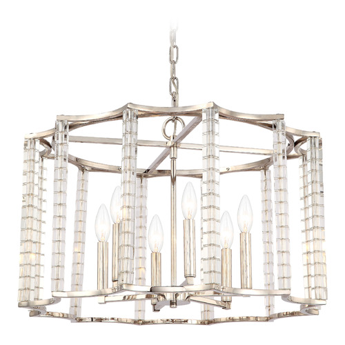 Crystorama Lighting Carson Polished Nickel Chandelier