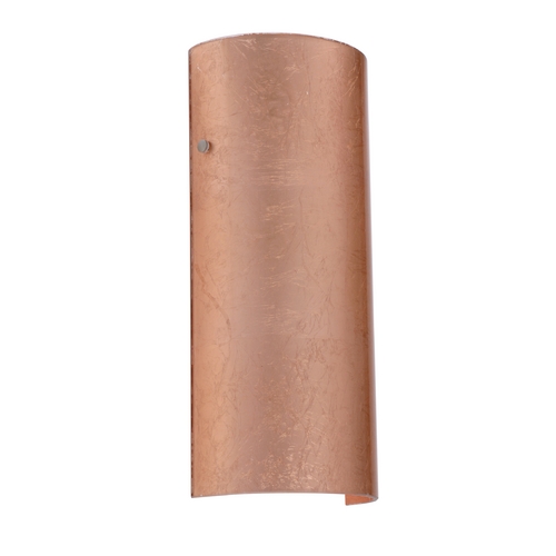 Besa Lighting Sconce Wall Light Copper Glass Satin Nickel by Besa Lighting 8192CF-SN