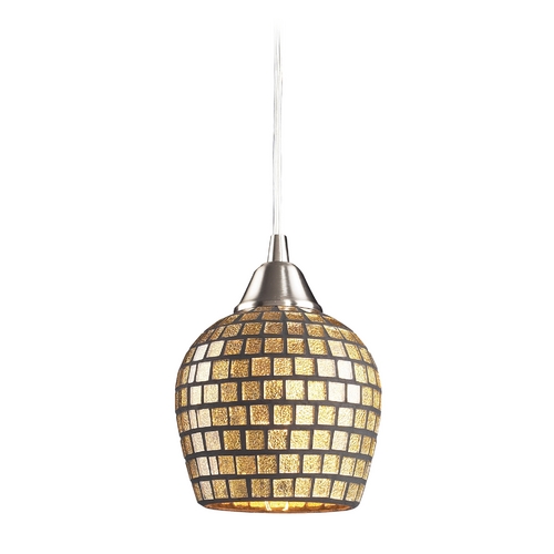 Elk Lighting Modern Mini-Pendant Light 528-1GLD