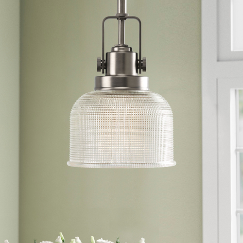 Progress Lighting Archie Mini Pendant in Antique Nickel by Progress Lighting P5173-81