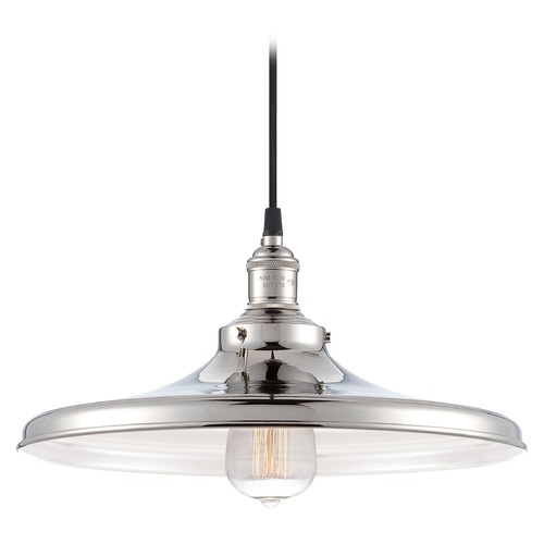 Pendant in Polished Nickel by Nuvo Lighting