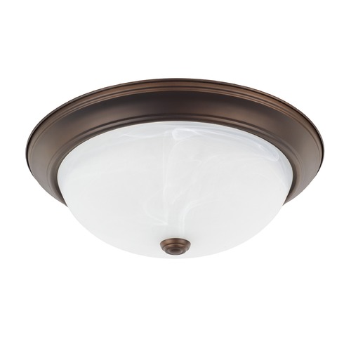 Bates 14-Inch Bronze Flush Mount by HomePlace by Capital Lighting