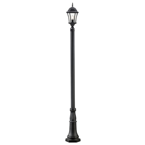 Z-Lite Wakefield Black Post Light by Z-Lite 522PHM-518P-BK