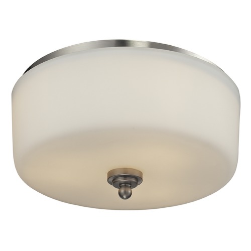 Z-Lite Cardinal Brushed Nickel Flush Mount by Z-Lite 434-F3-BN