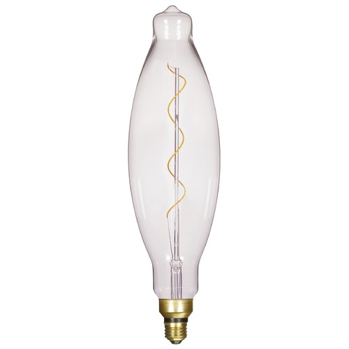 4W BT38 LED Vintage Style Clear Medium Base 2150K 120V Dimmable by Satco Lighting