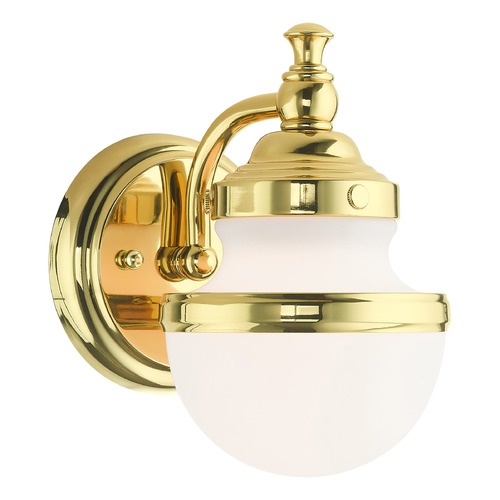 Livex Lighting Livex Lighting Sconce in Polished Brass 5711-02