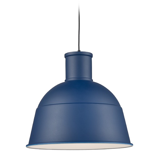 Kuzco Lighting Irving Indigo Blue Pendant by Kuzco Lighting 493522-IB