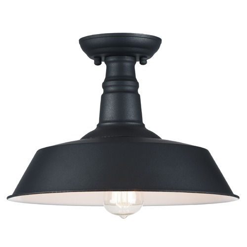 Matteo Lighting Scacchi Dark Grey Semi-Flush Mount by Matteo Lighting X58303DG